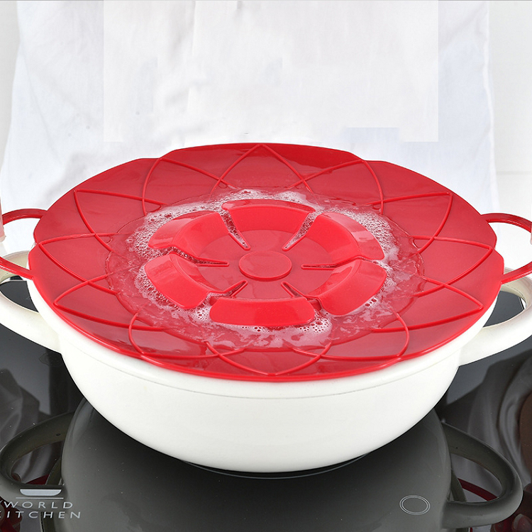 Factory Wholesale Kitchen Tools Heat Resistant Reusable Silicone Suction Pot Pan Container Bowl Stretch Covers